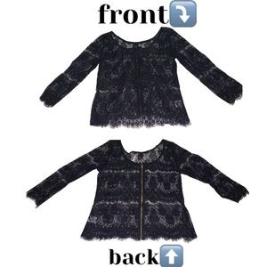 Black lace cover up